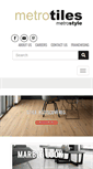 Mobile Screenshot of metrotiles.com.au